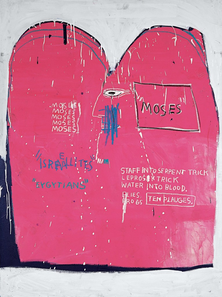 Jean-Michel Basquiat Moses and the Egyptians, 1982 © Estate of Jean-Michel Basquiat. Licensed by Artestar, New York