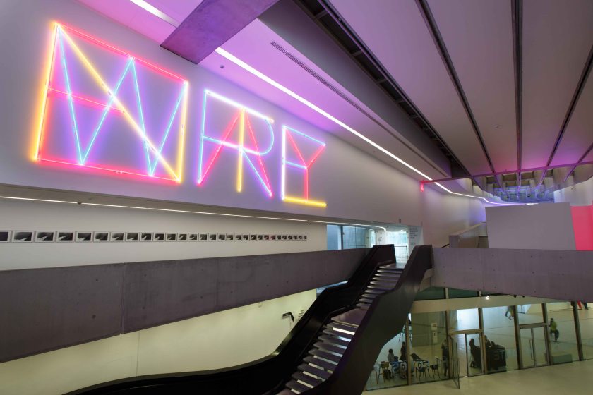 Roma, Museo del Maxxi 24 06 2015 Maurizio Nannucci "Where to start from" ©Musacchio & Ianniello