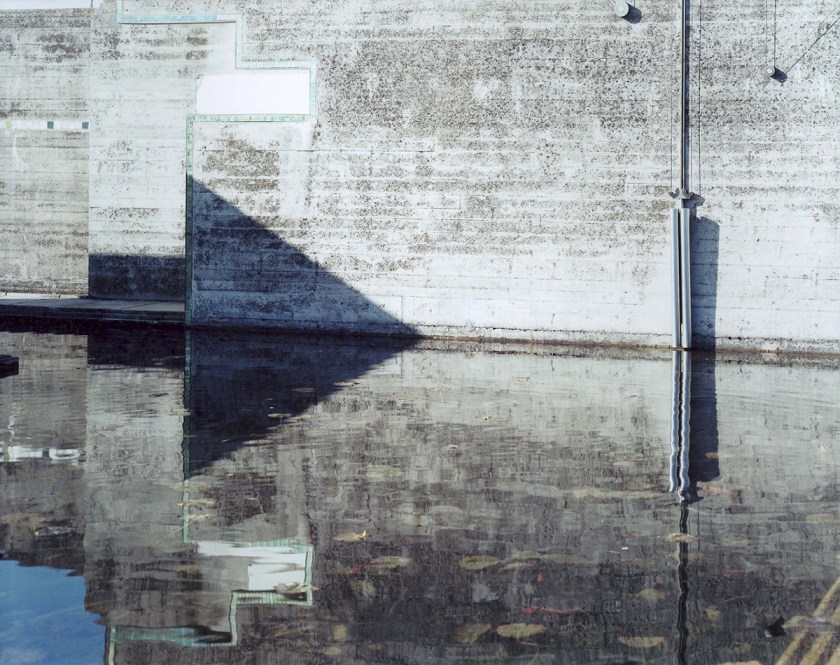 Guido Guidi, da La tomba Brion di Carlo Scarpa, #17142, 20-02-2007, looking southwest, c-print, framed cm 41,5x46,5 ┬® Guido Guidi courtesy Viasaterna