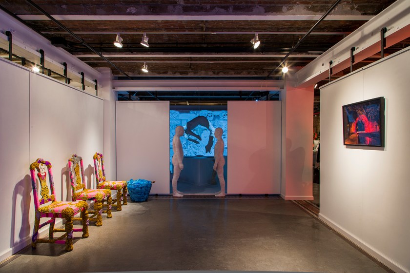 Olek in Collaboration w. Michelle P Dodson, Photo Cred Mercedes Noriega