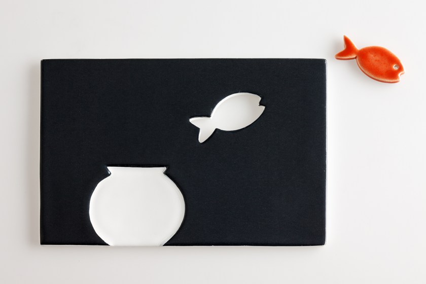 LE CARTOLINE, mini landscapes in bas relief, Alessandra Baldereschi x Bosa.