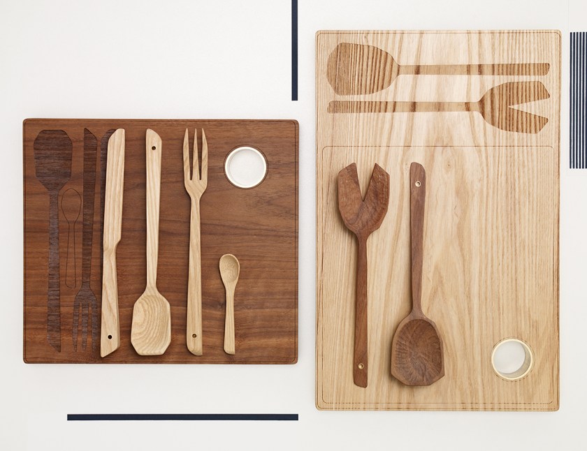 Wooden cutlery by Studio Simple.
