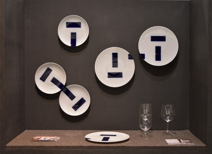 Blue Notes, tableware by Eric Hibelot for Th Manufacture.