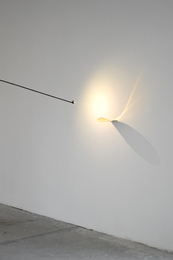 Reflection - Test 2, detail, 2016 LED, brass, iron, electrical materials Courtesy Formafantasma