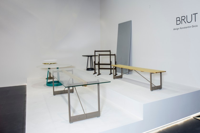 Brut tables by Konstantin Grcic.