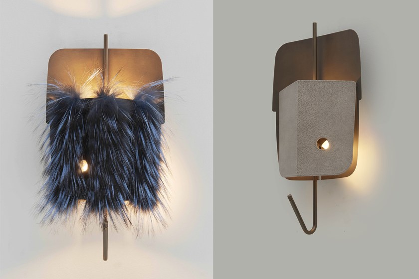 Velum wall lamp_design Marco Costanzi_fur cover_01